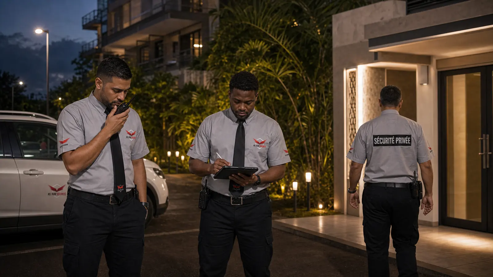 Équipe ASRUN préparant une mission de sécurité à La Réunion