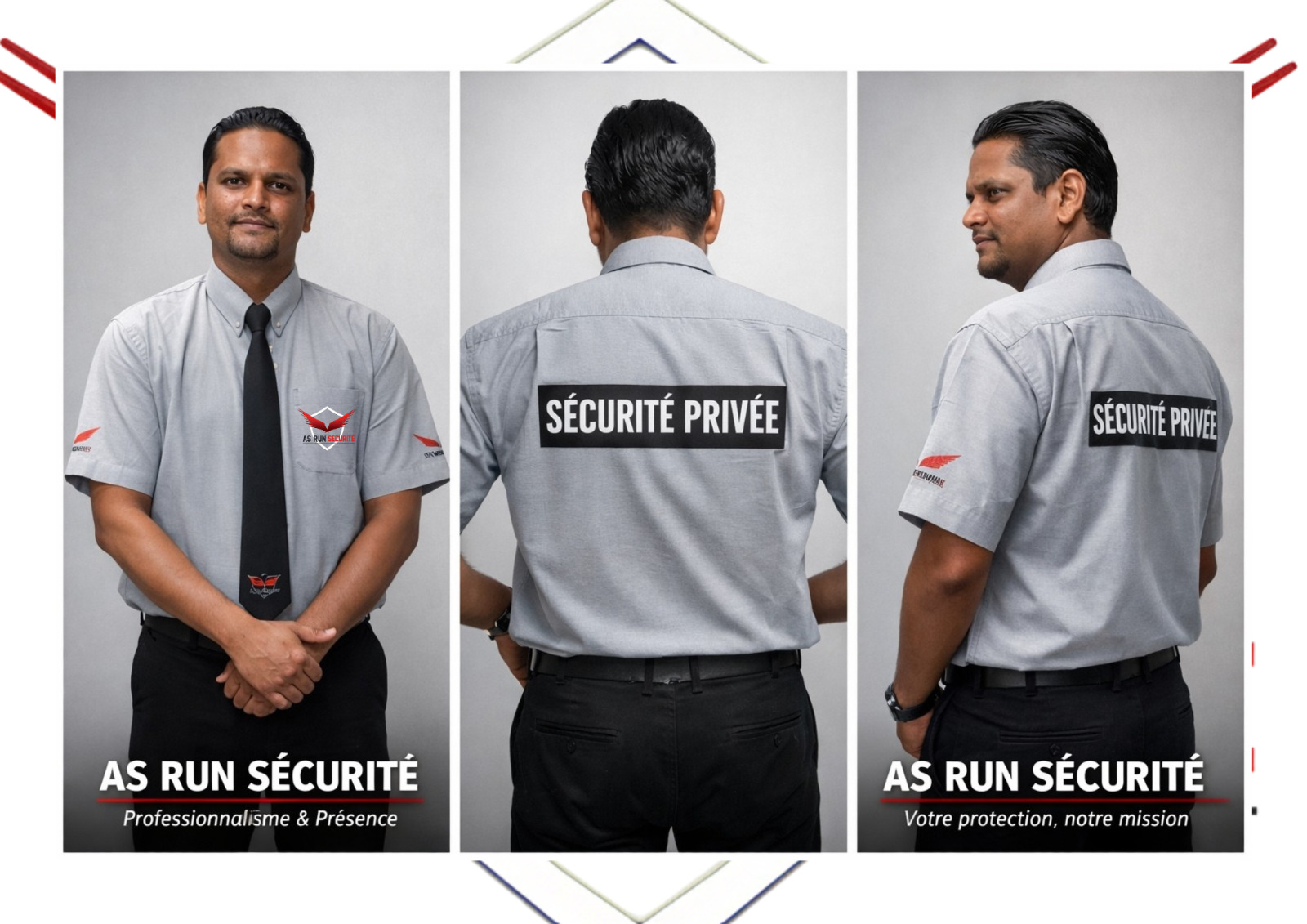 Uniforme officiel ASRUN SÉCURITÉ